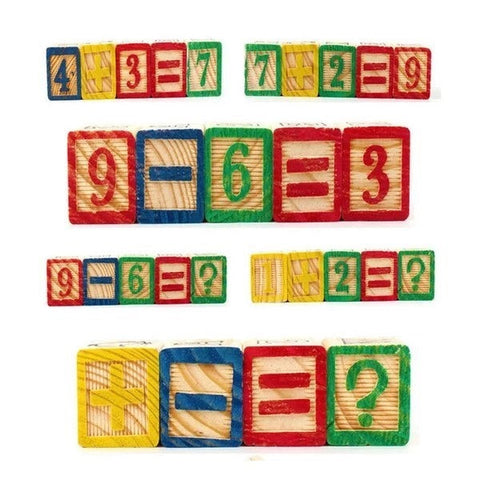 Wooden Alphabet And Picture Blocks - EKT3345