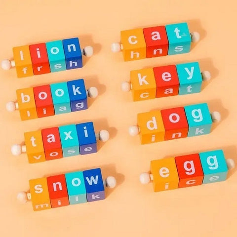 Wooden Word Memory Rack - EKT3363