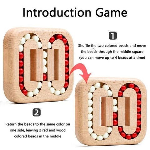 Wooden Matching Goli Game | Handheld Travel-Friendly Puzzle Toy