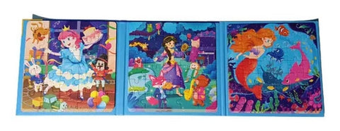 3 In 1 Leveled Puzzle Mermaid - EKT3367