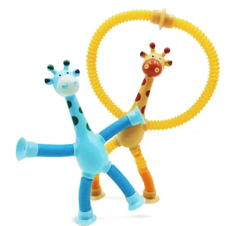 Telescopic Suction Cup Giraffe Toy 1Pc Random Design Will Be Shipped - EKT3388