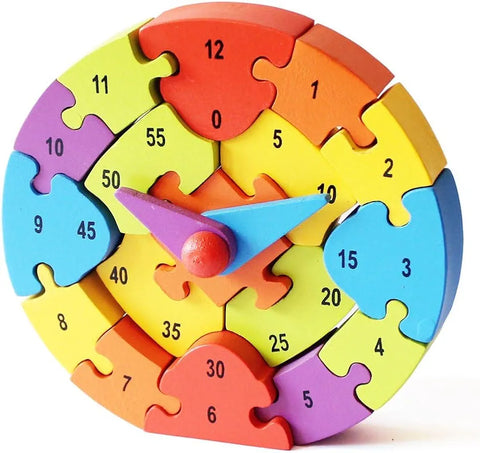 Wooden Clock Puzzle - EKT3406