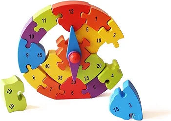 Wooden Clock Puzzle - EKT3406