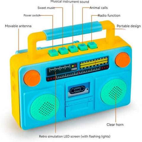 Kids Mini Radio Tape - EKT3449