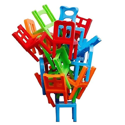 Chairs Tower Balance Game - EKT3456