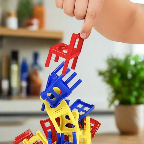 Chairs Tower Balance Game - EKT3456