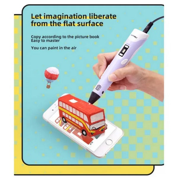 3D Pen 1Pc Random Design Will Be Shipped - EKT3471