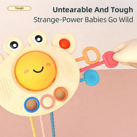 Baby Crab Pull String 1Pc Random Design Will Be Shipped - EKT3477