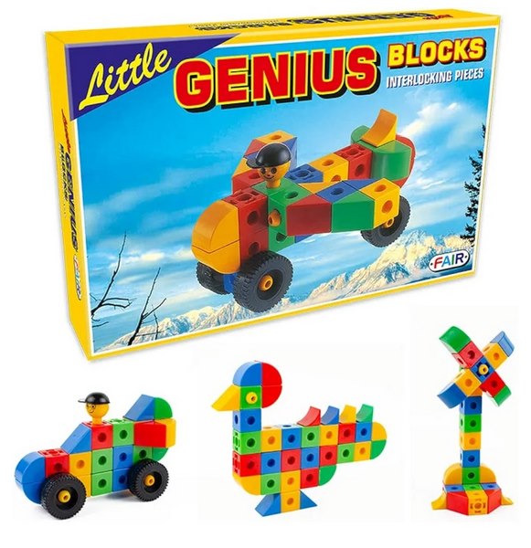 Interblock Blocks Inter Locking Building Blocks Multi Color Blocks - EKT3491 – Extrokids