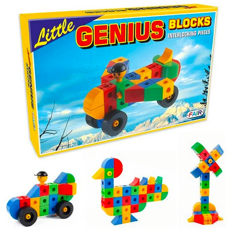 Inter Locking Building Blocks Multi Color Blocks - EKT3491