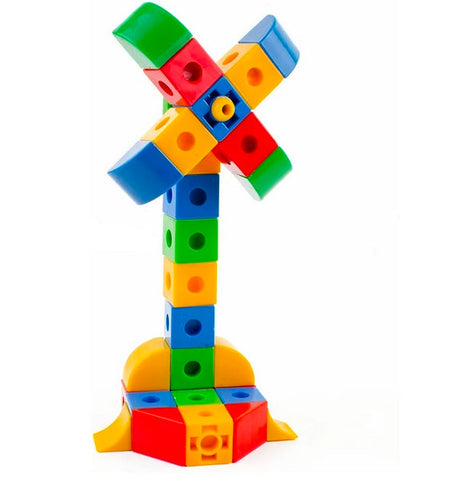 Inter Locking Building Blocks Multi Color Blocks - EKT3491