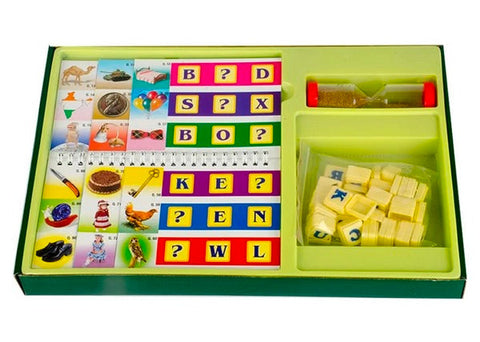 Missing Letters Educational Game for Kids with Sand Timer - EKT3494