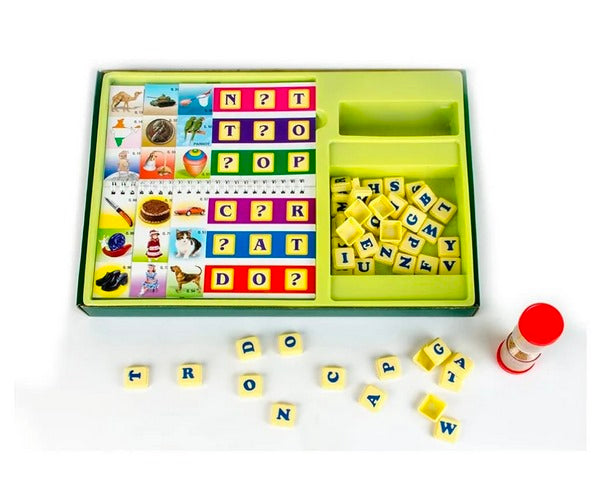 Missing Letters Educational Game for Kids with Sand Timer - EKT3494