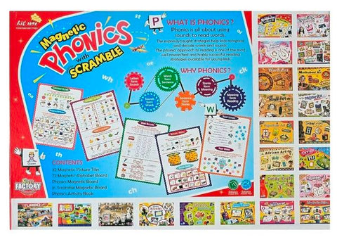 Magnatic Phonics Spelling , Reading , Writing Game For Kids - EKT3497