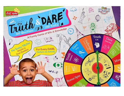 Truth & Dare Board Game - 360 Questions 240 Tasks - EKT3502