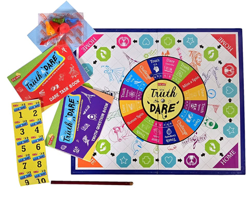 Truth & Dare Board Game - 360 Questions 240 Tasks - EKT3502