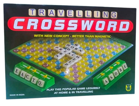 Travelling Crossword Educational Board Game for Kids - EKT3518