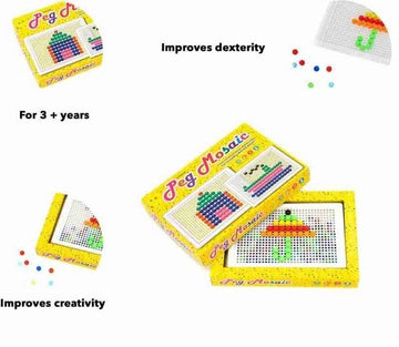 Peg Mosaic Puzzle Game - EKT3529