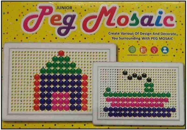 Peg Mosaic Puzzle Game - EKT3529