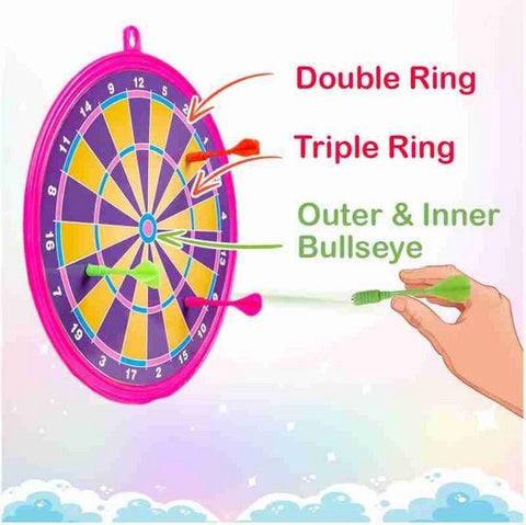 Double Sided Mini Magnatic Dart Board Game - EKT3541