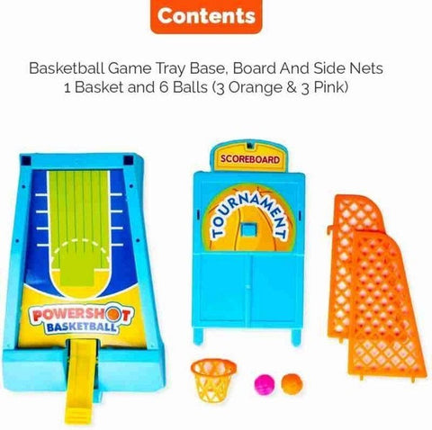 Power Shot Exciting Mini Basket Ball Game - EKT3547