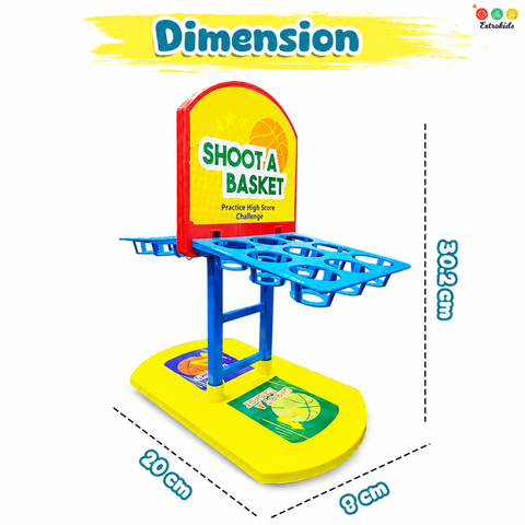 2 Player Indoor Basket Ball Game 1 pc Random Design Will Be Shipped - EKT3549