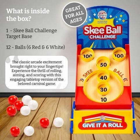 Skee Ball Challenging Game For Kids - EKT3551