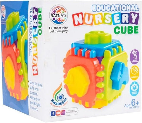 Kids Mini Puzzle Cube 1Pc Random Colors - EKT3567