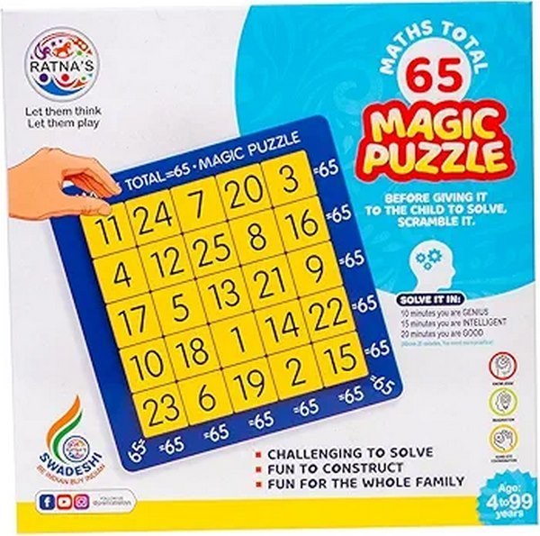Magic Math Kids Disk Kids Mini Magic Math Puzzle Game - EKT3579 – Extrokids
