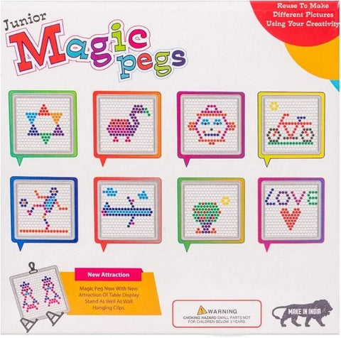 Kids Mini Magic Pegs Pattern Creation Toy - EKT3588