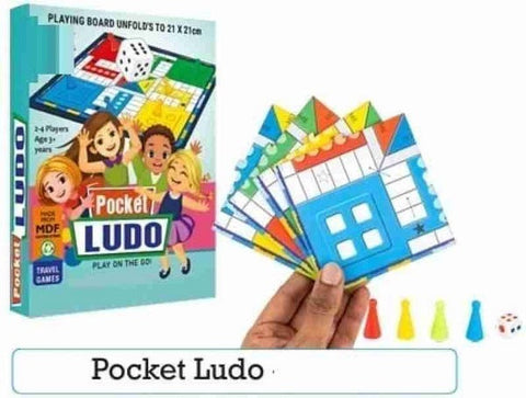 Kis Mini Pocket Ludo Game - EKT3598