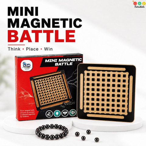 Wooden Mini Magnet Battle Game - EKT3610