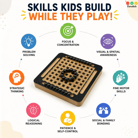 Wooden Mini Magnet Battle Game - EKT3610