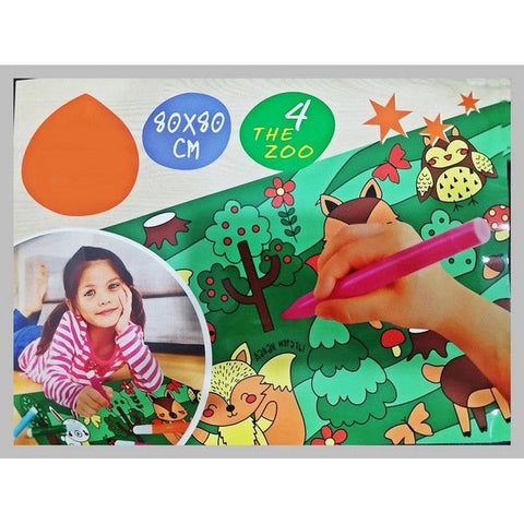 Drawing Mat Washable 1Pc Random Design Will Be Shipped - EKT3612