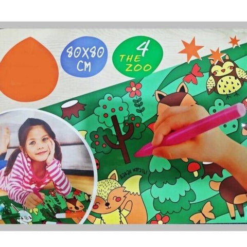 Drawing Mat Washable 1Pc Random Design Will Be Shipped - EKT3612