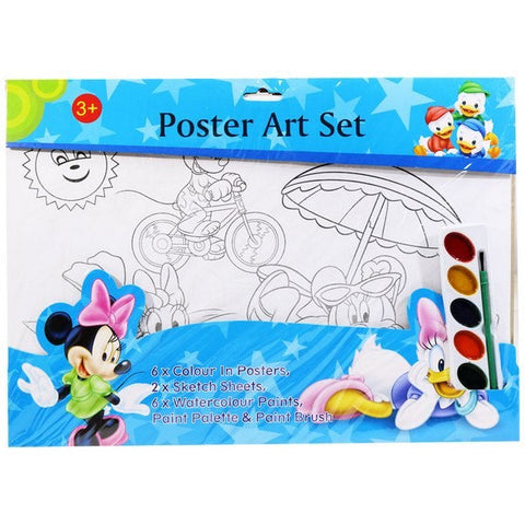 Poster Art Set With Painting Palate 1Pc Random Design Will Be Shipped - EKT3613