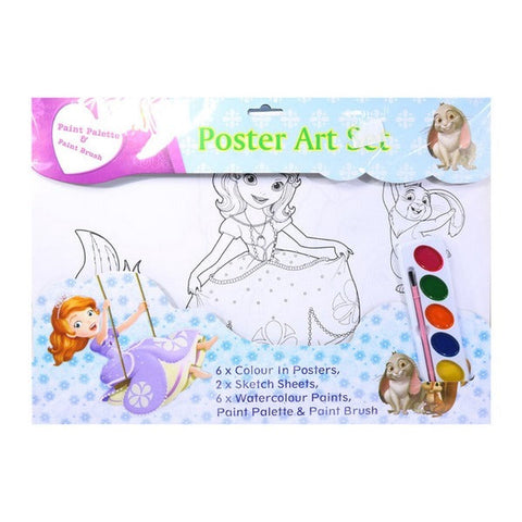 Poster Art Set With Painting Palate 1Pc Random Design Will Be Shipped - EKT3613