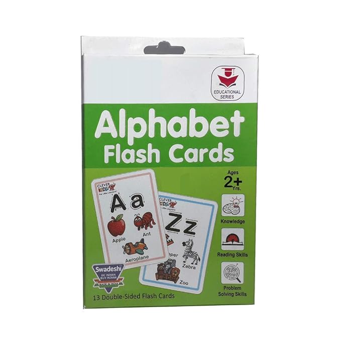 1 Alphabet Flash Cards Set will be shipped - EKT3627