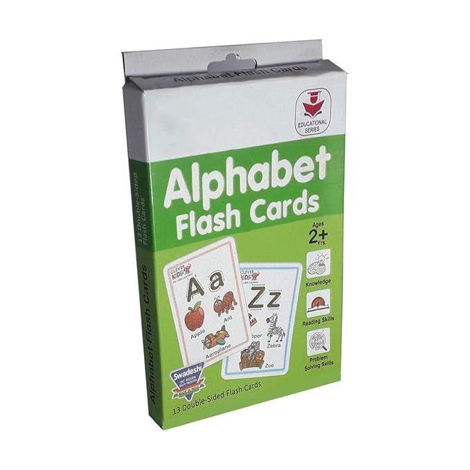 1 Alphabet Flash Cards Set will be shipped - EKT3627