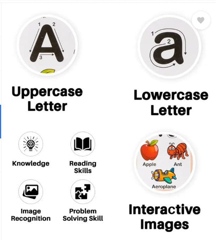 1 Alphabet Flash Cards Set will be shipped - EKT3627