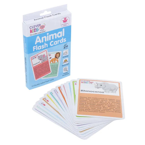 1 Animal Flash Cards Set will be shipped - EKT3629
