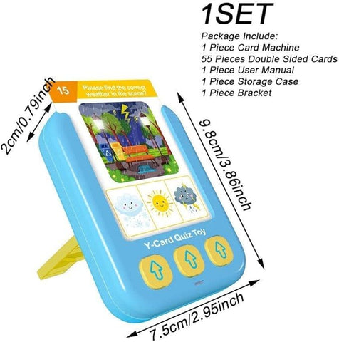 1x Y-Card Early Education Toy Set will be shipped - EKT3645