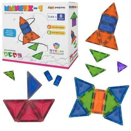 Magnetix Construction Set 8 Pieces - EKT3650