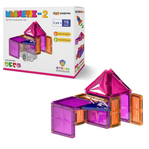 Magnetix Construction Set 16 Pieces - EKT3702