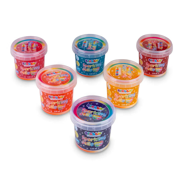 Sparkling Jello Slime 1pc Random Color Will Be Shipped 100% Safe & Non Toxic - EKT3660