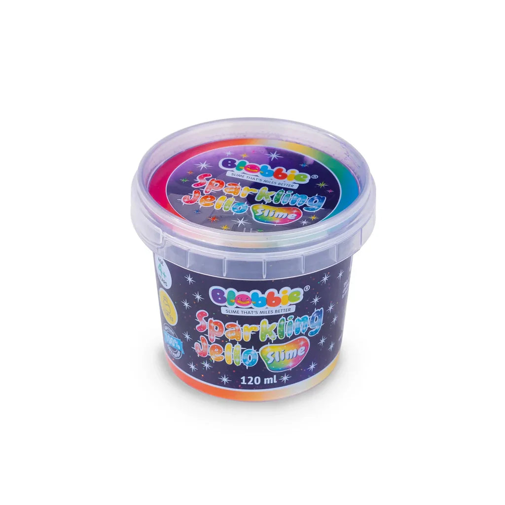 Sparkling Jello Slime 1pc Random Color Will Be Shipped 100% Safe & Non Toxic - EKT3660