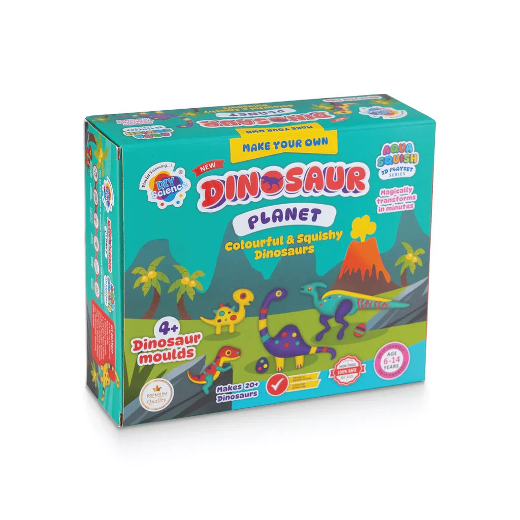 Dinosaur Planet Aqua Squish Kit for Kids 100% Safe & Non Toxic - EKT3661