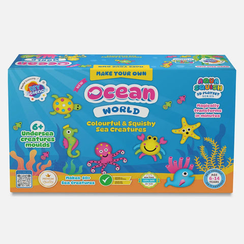 Ocean World Aqua Squish Kit for Kids 100% Safe & Non Toxic - EKT3663