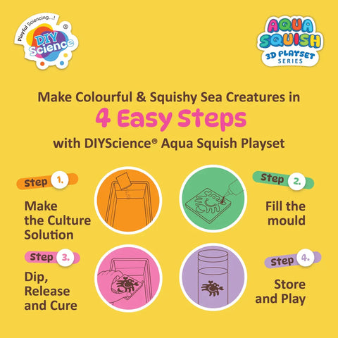 Ocean World Aqua Squish Kit for Kids 100% Safe & Non Toxic - EKT3663