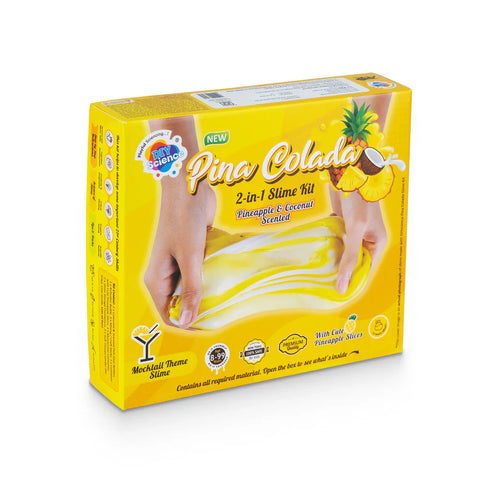 Pina Colada 2-in-1 Slime Kit for Kids 100% Safe & Non Toxic - EKT3667